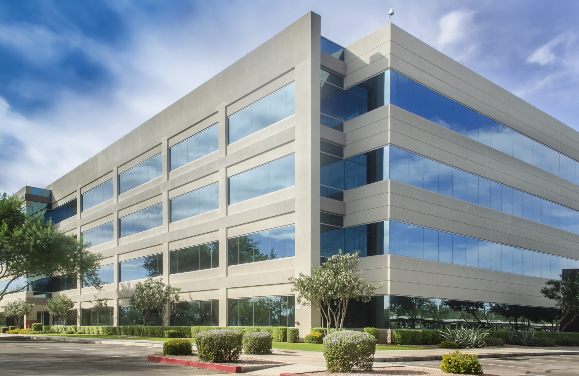 Modern commercial building